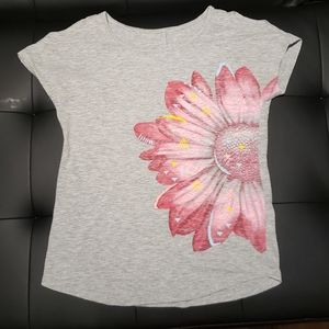 Justice Grey, Cold-Shoulder T-shirt (Sz 10)